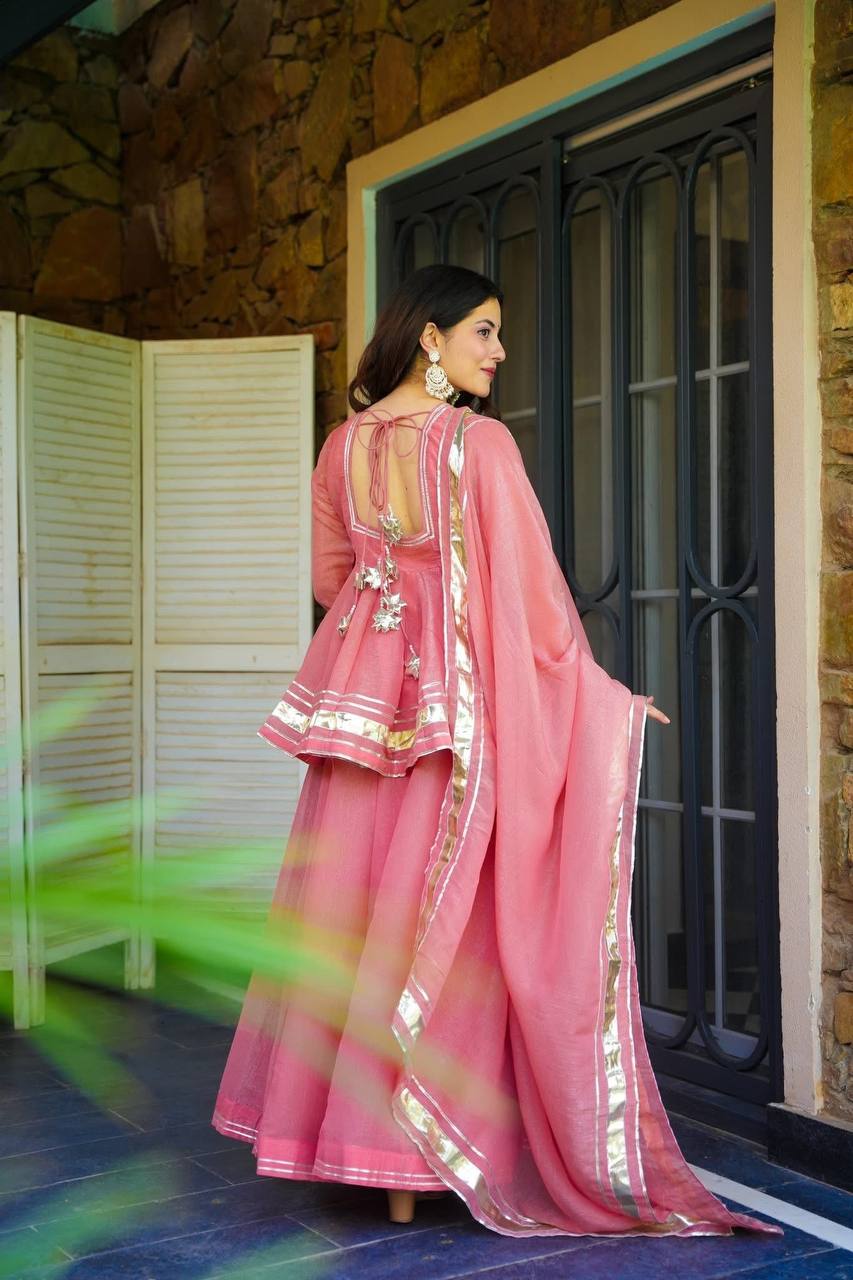 Gemini Organza Sharara Set