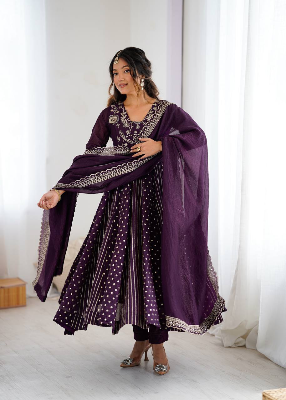 Lisha Dreams Anarkali Gown
