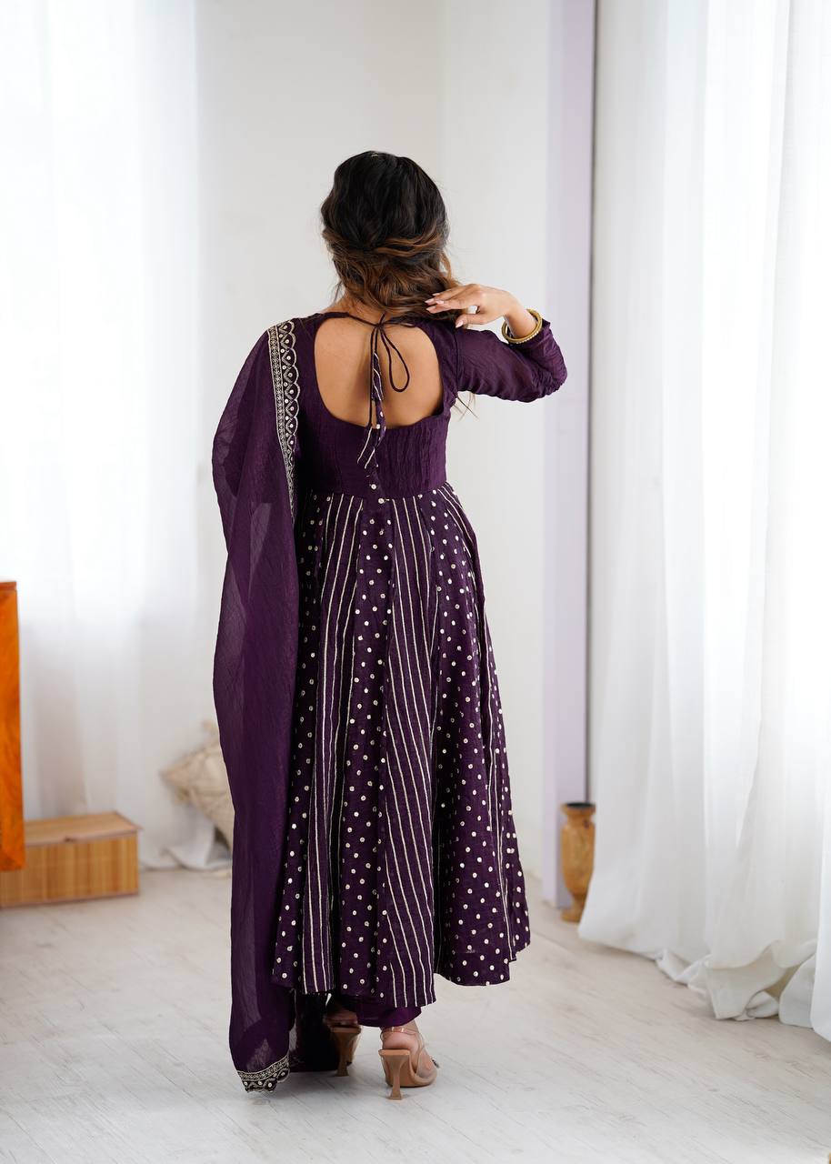 Lisha Dreams Anarkali Gown