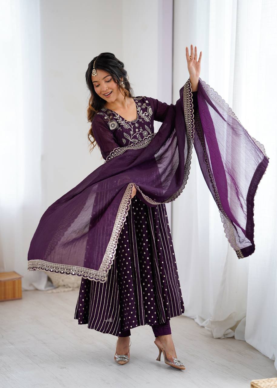 Lisha Dreams Anarkali Gown