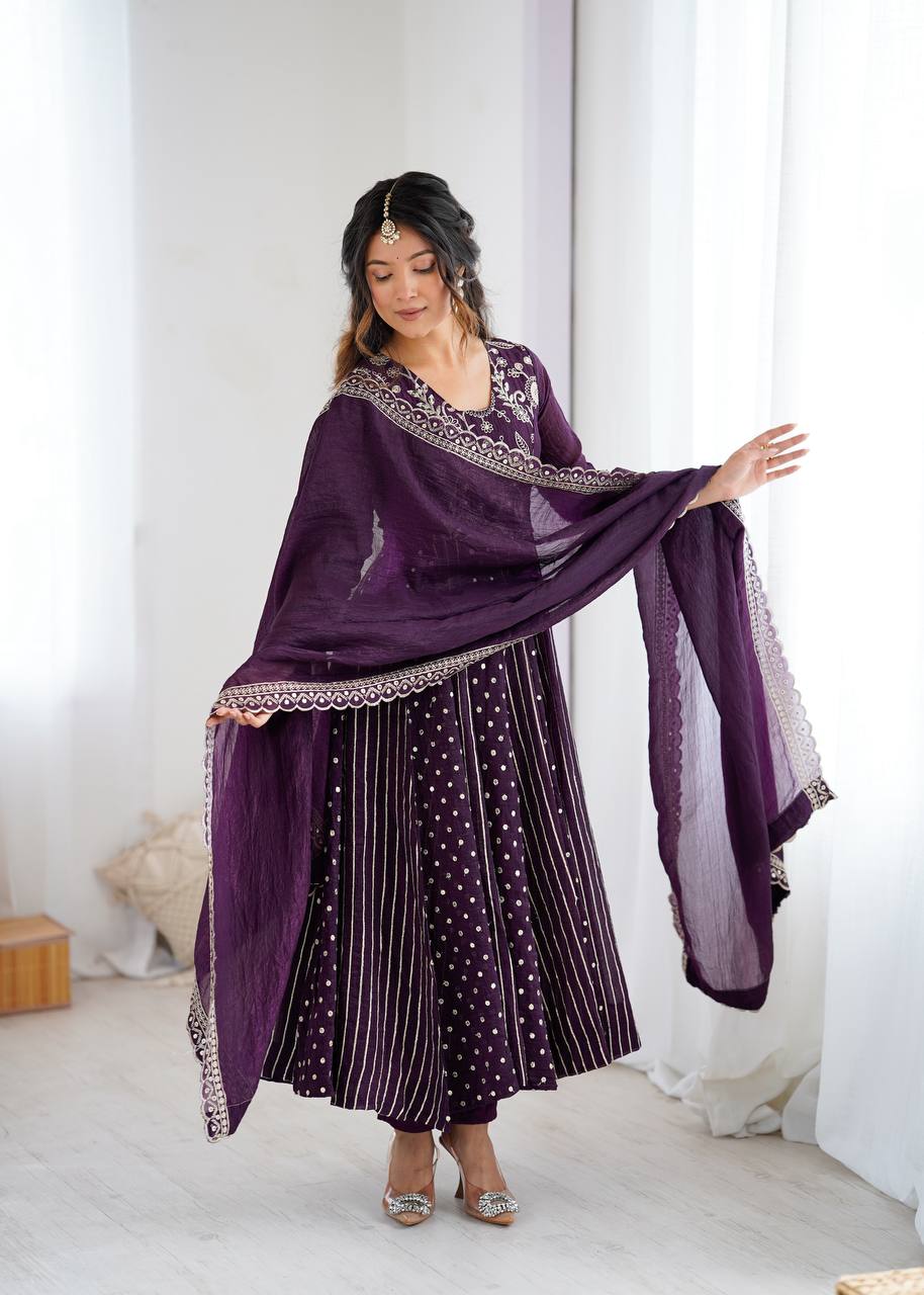 Lisha Dreams Anarkali Gown