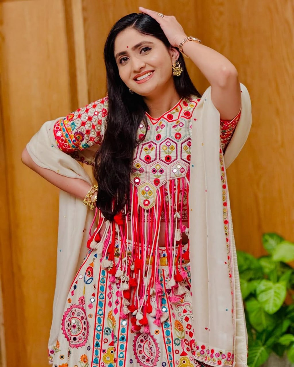 Geet-s Beautiful Heavy Muslin Cotton Lehnga