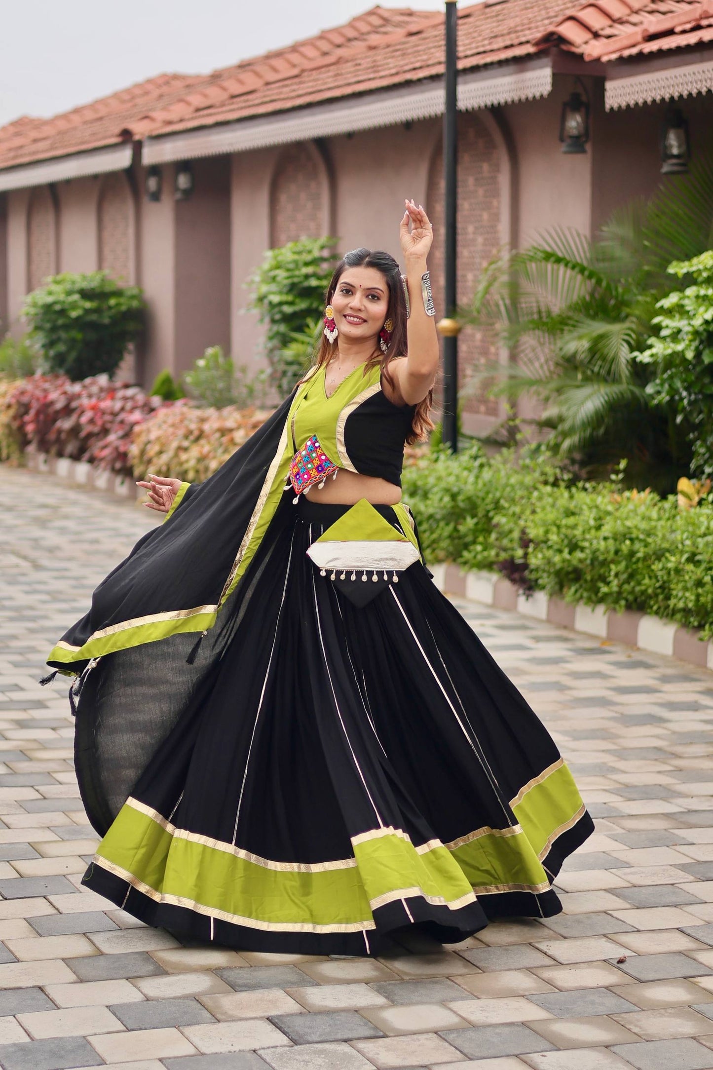 Samaira Navratri Special Gamathi Work Lehenga choli