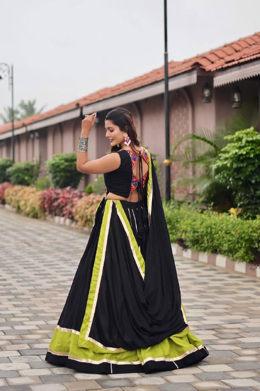Samaira Navratri Special Gamathi Work Lehenga choli
