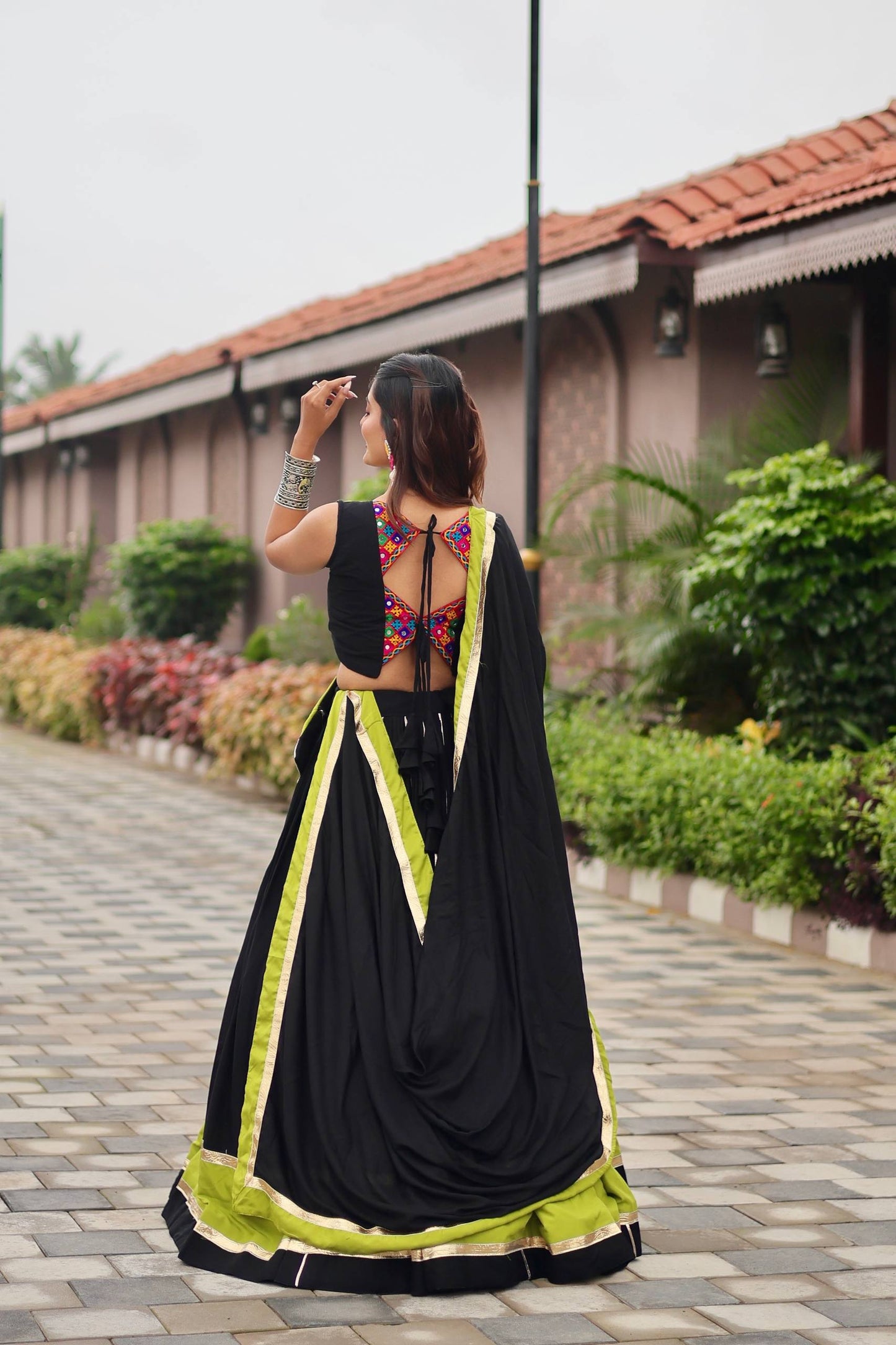 Samaira Navratri Special Gamathi Work Lehenga choli
