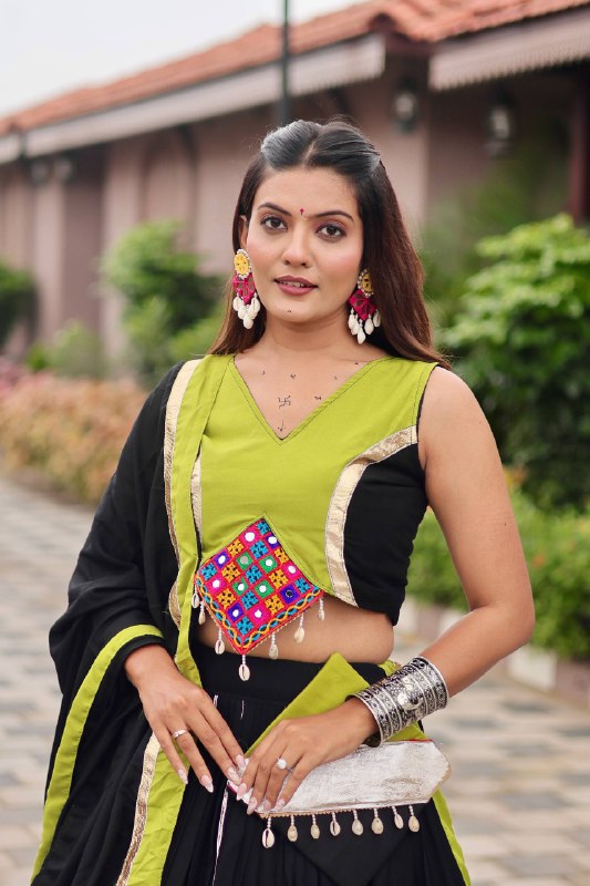 Samaira Navratri Special Gamathi Work Lehenga choli