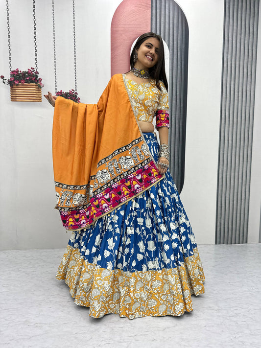 Ruhi Riyon Cotton Work Lehenga Choli