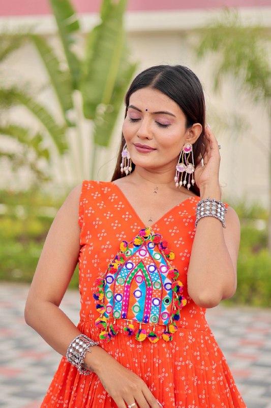 Tripti Navratri Special Gamathi Work Gown