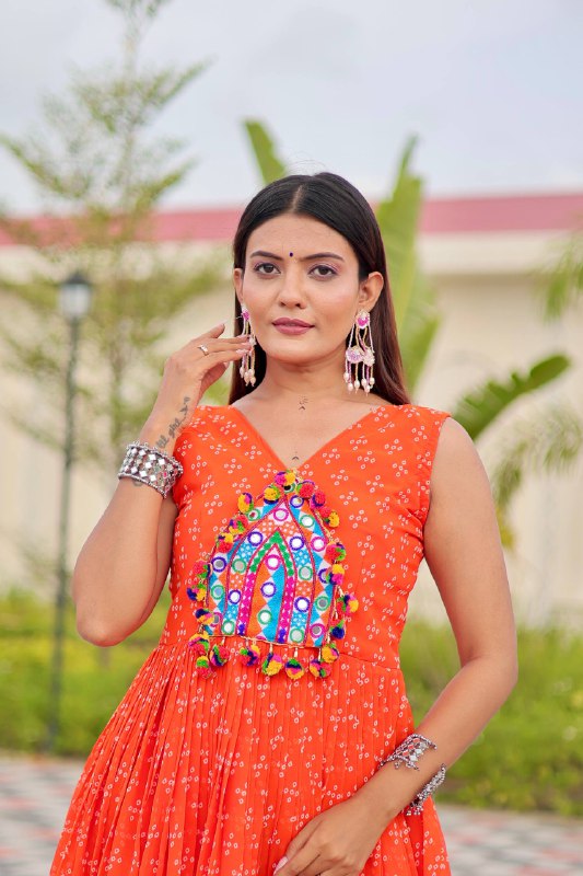 Tripti Navratri Special Gamathi Work Gown