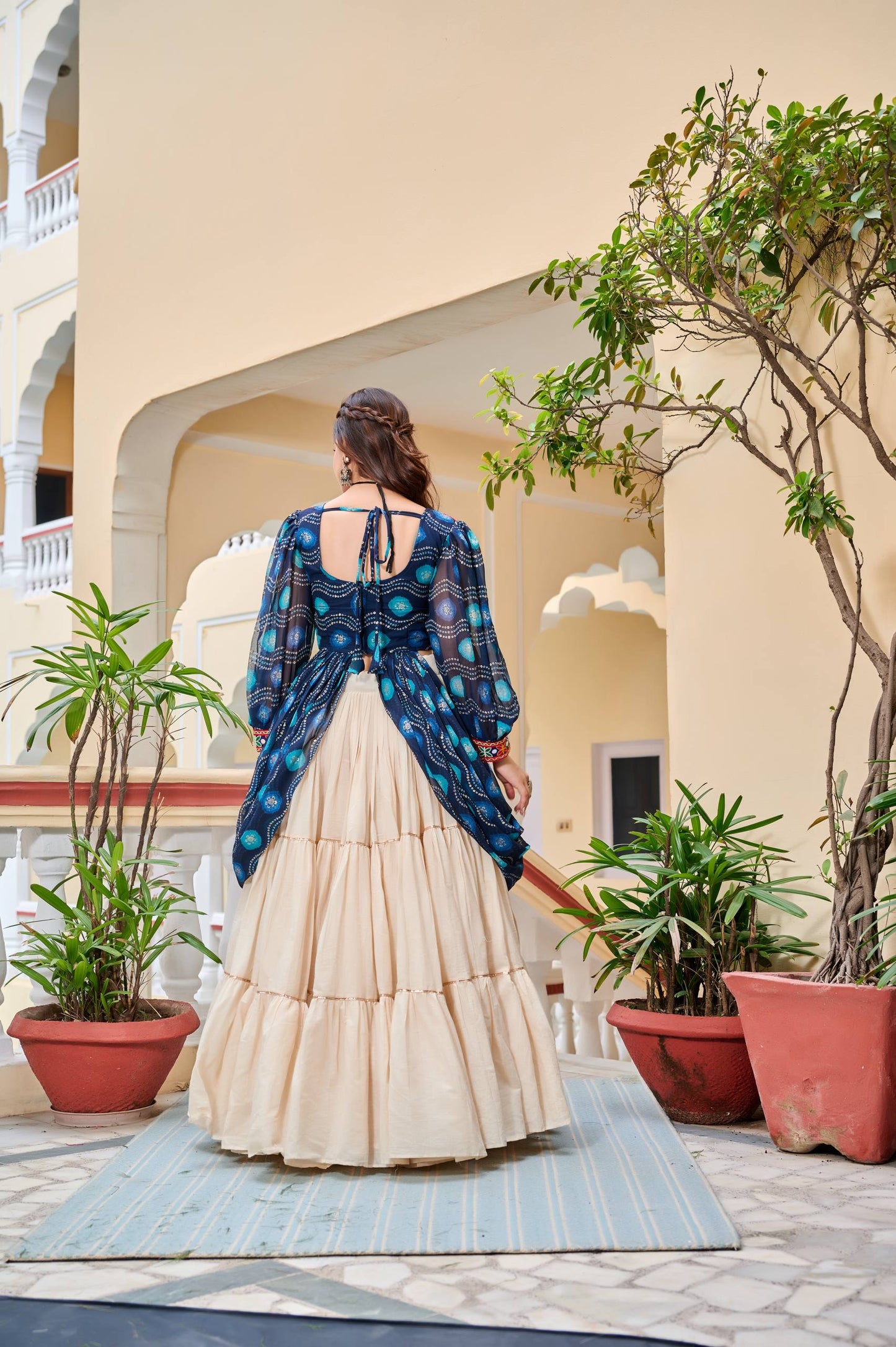 Afsana Navratri Special Gamathi Work Lehenga choli