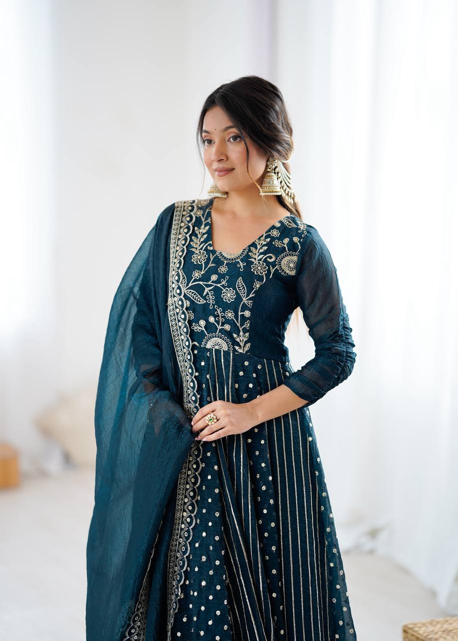 Lisha Dreams Anarkali Gown