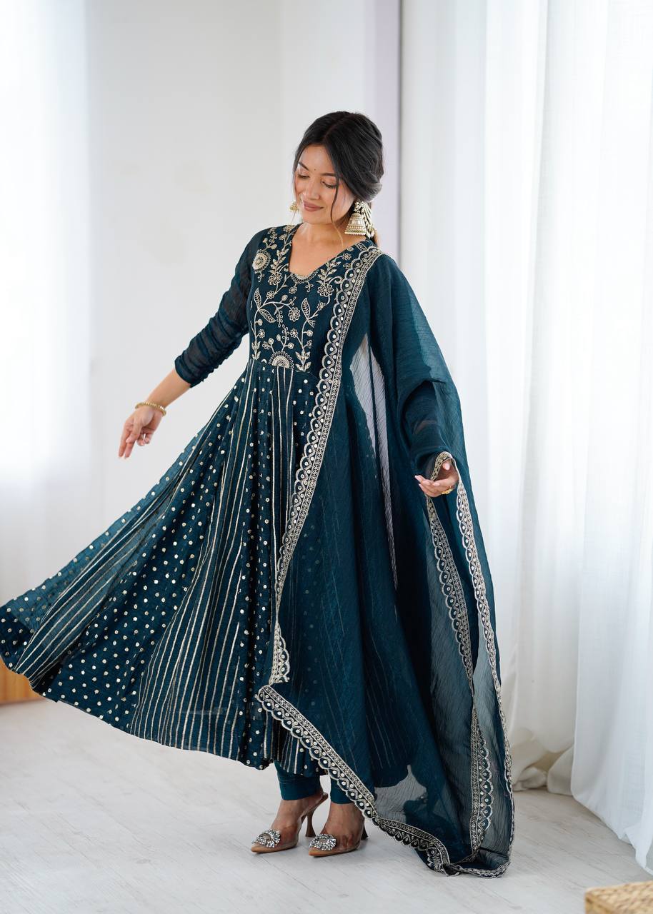 Lisha Dreams Anarkali Gown
