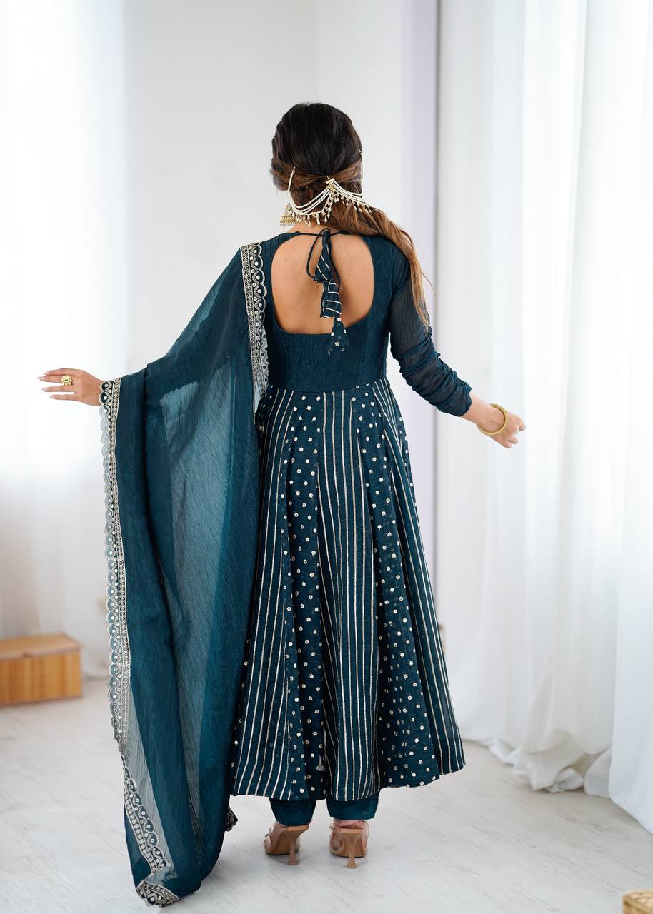Lisha Dreams Anarkali Gown