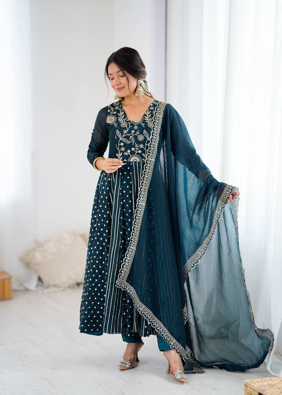 Lisha Dreams Anarkali Gown