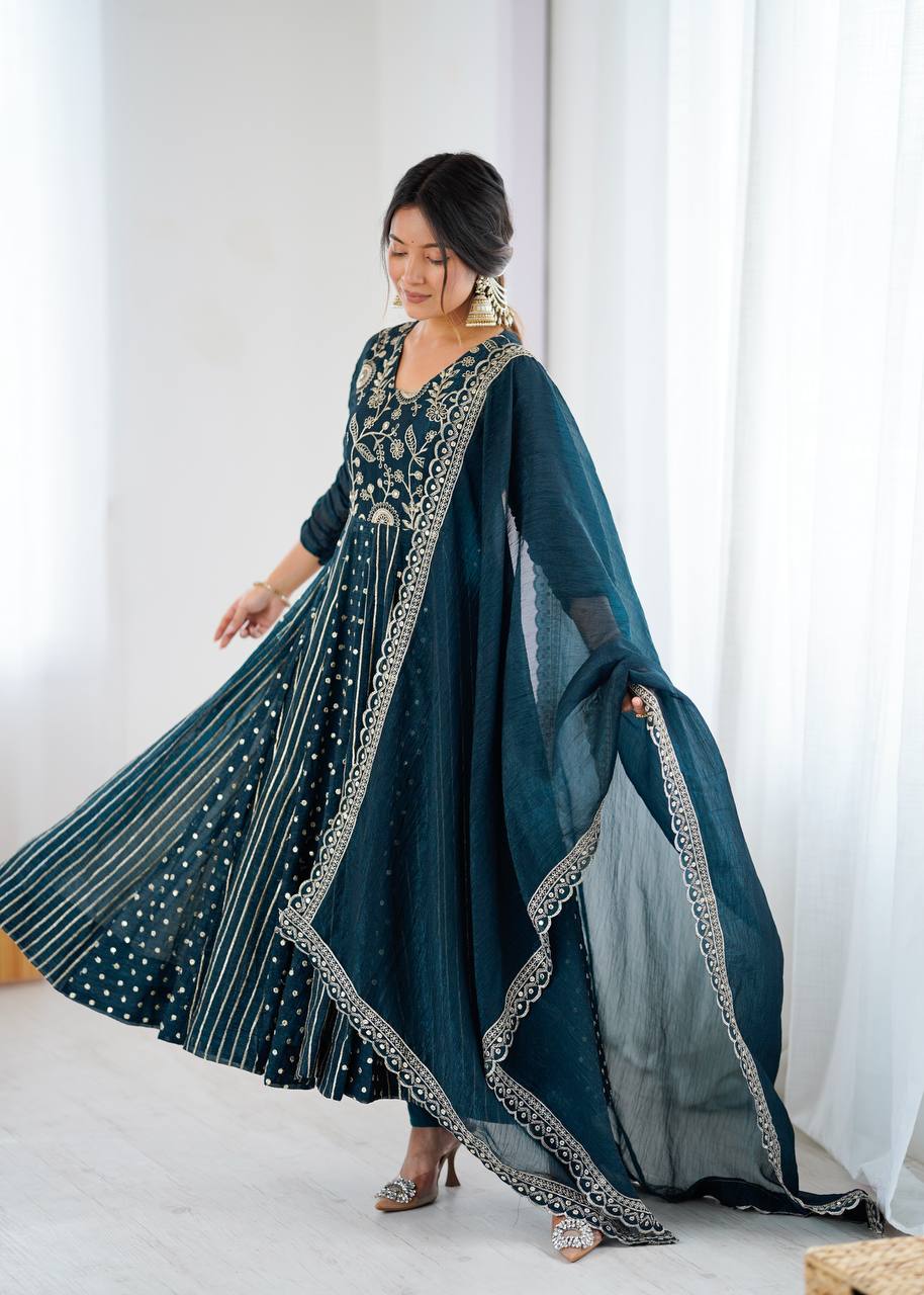 Lisha Dreams Anarkali Gown