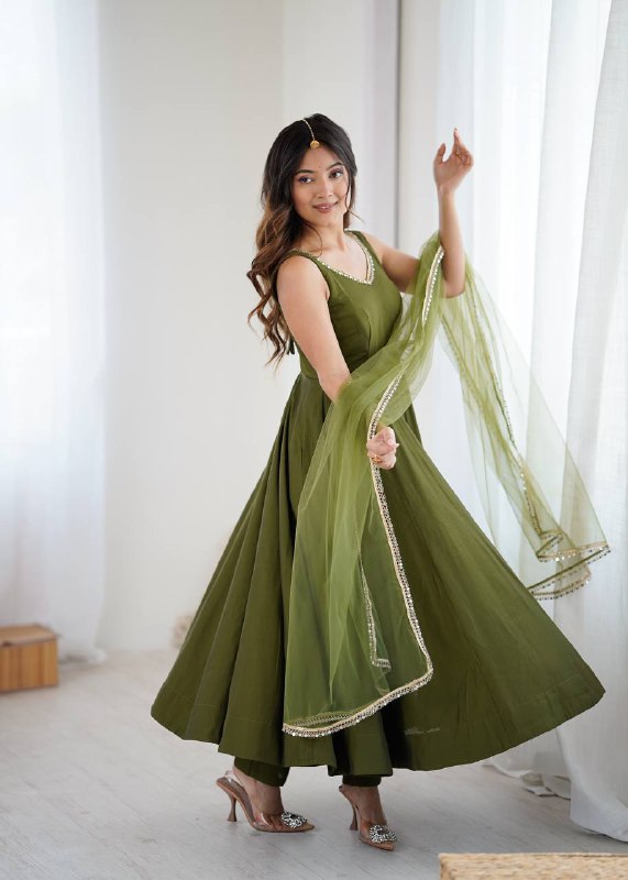 Krish Mahendi Pure Romanslk Anarkali