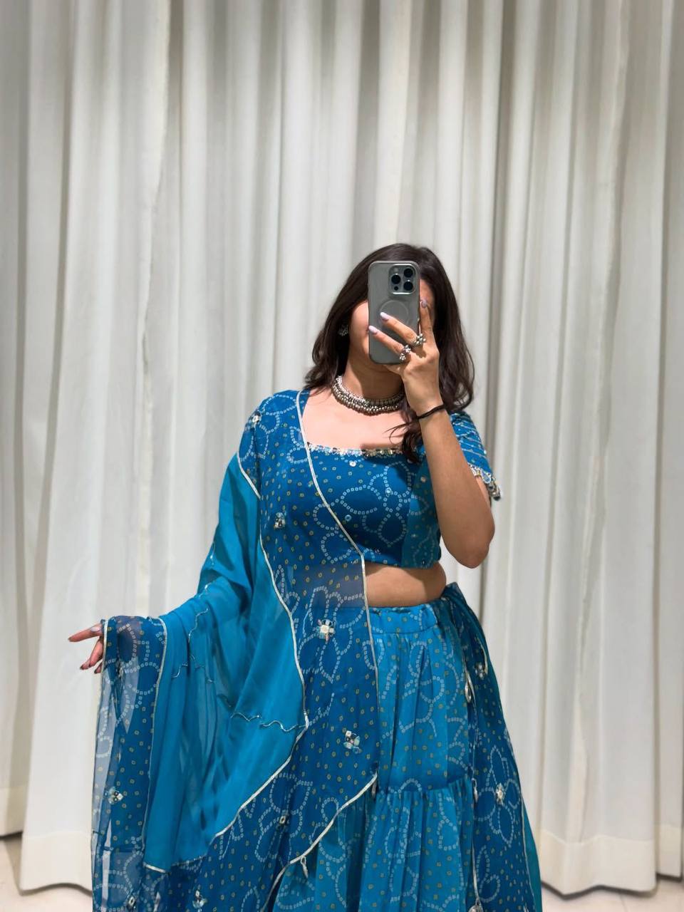 Hetvi Prlnted Georgette Lehenga Choli