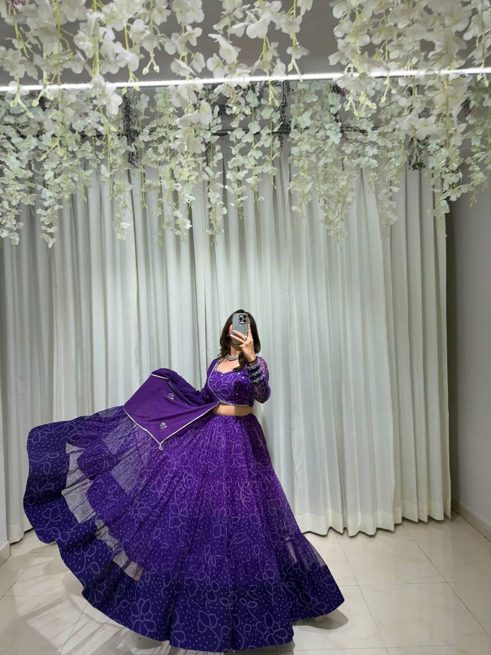 Hetvi Prlnted Georgette Lehenga Choli