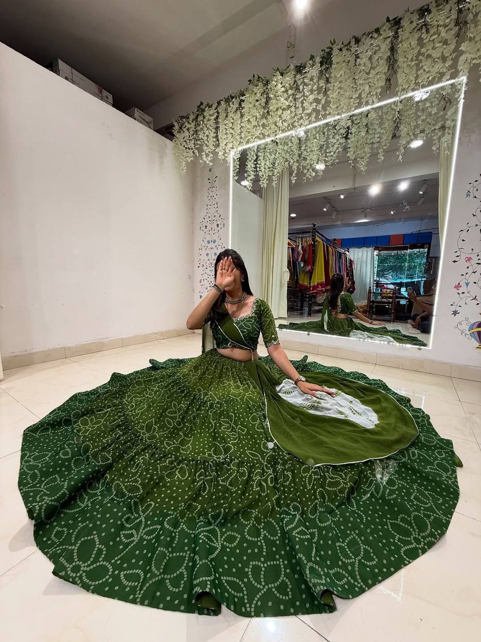 Hetvi Prlnted Georgette Lehenga Choli