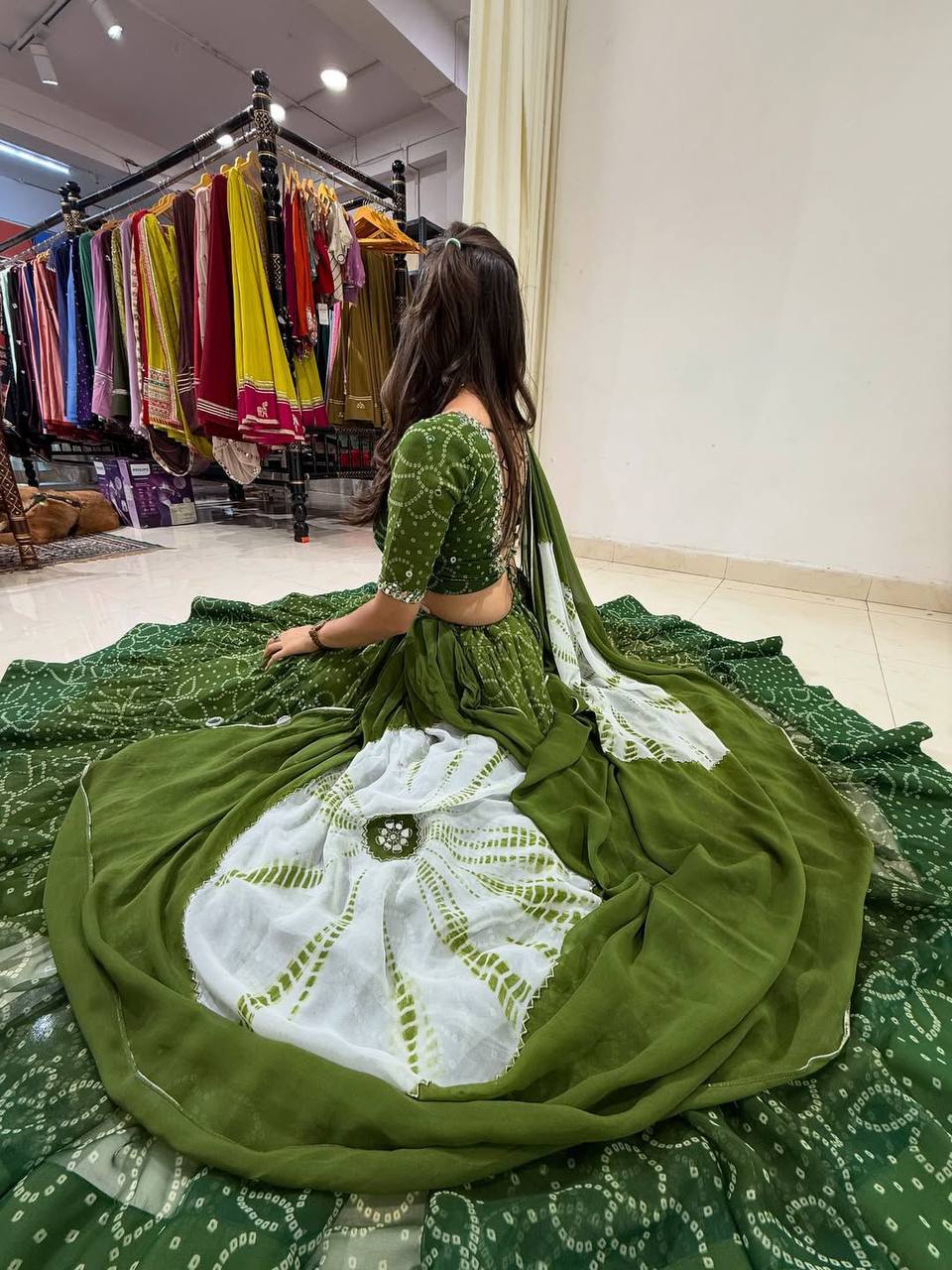 Hetvi Prlnted Georgette Lehenga Choli