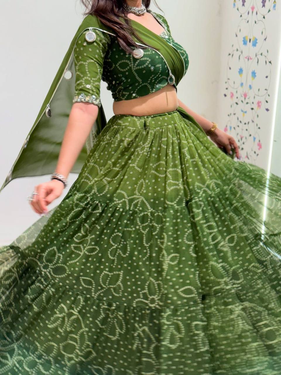 Hetvi Prlnted Georgette Lehenga Choli
