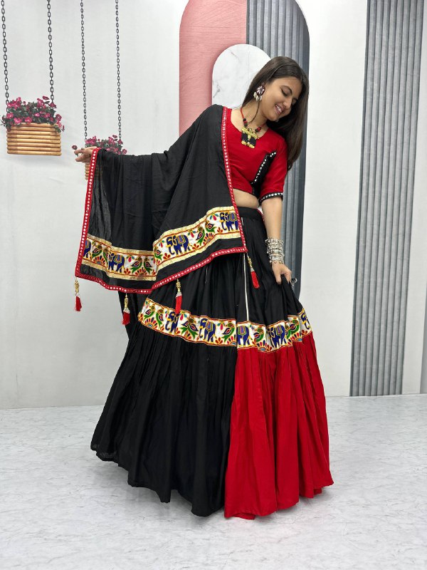 Aadhira Navratri Special Pure Cotton Lehenga Choli
