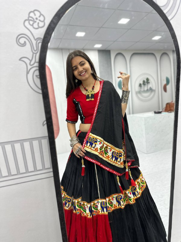 Aadhira Navratri Special Pure Cotton Lehenga Choli