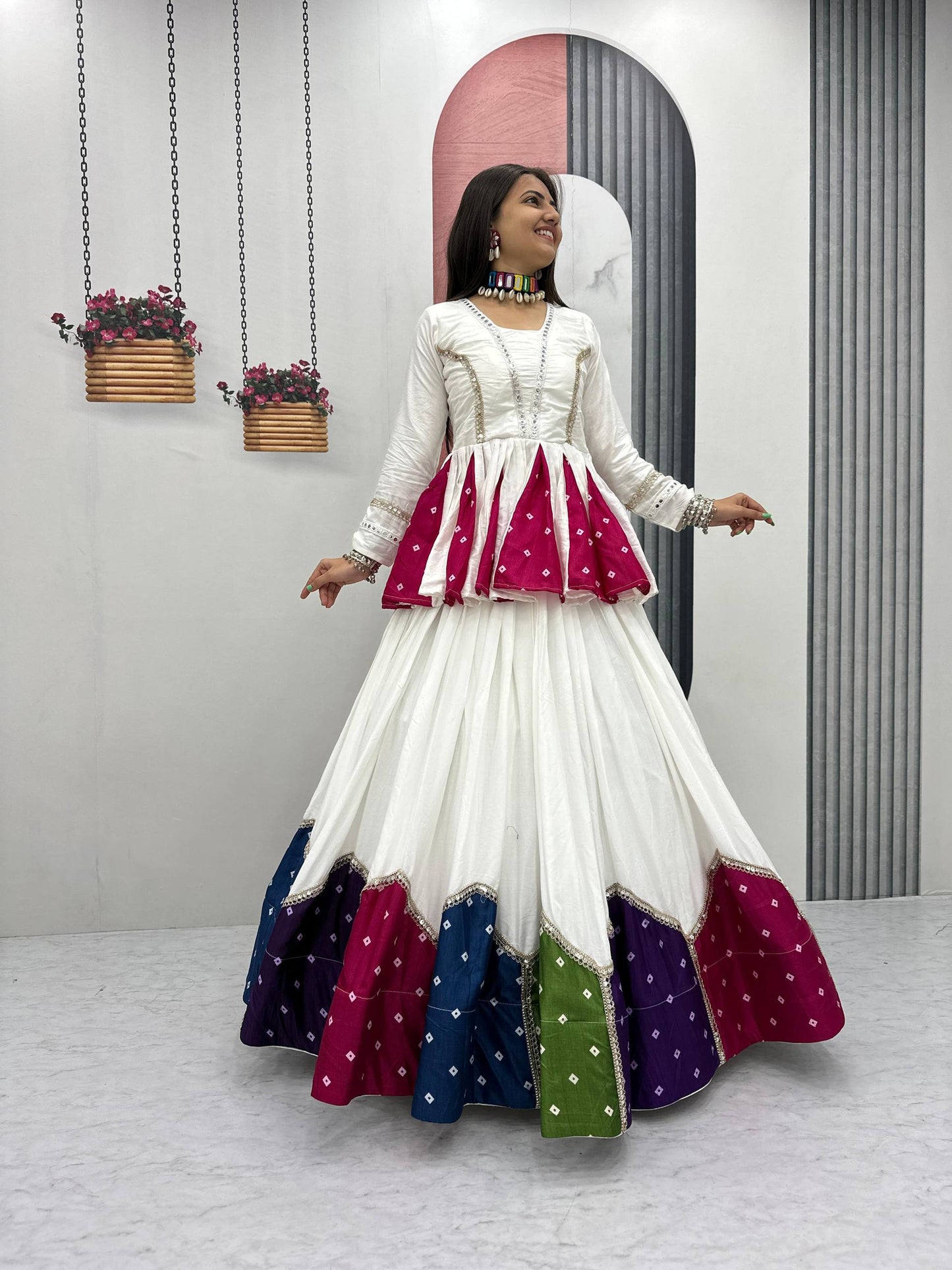 Siddhi Navratri Special Kediyu Lehenga
