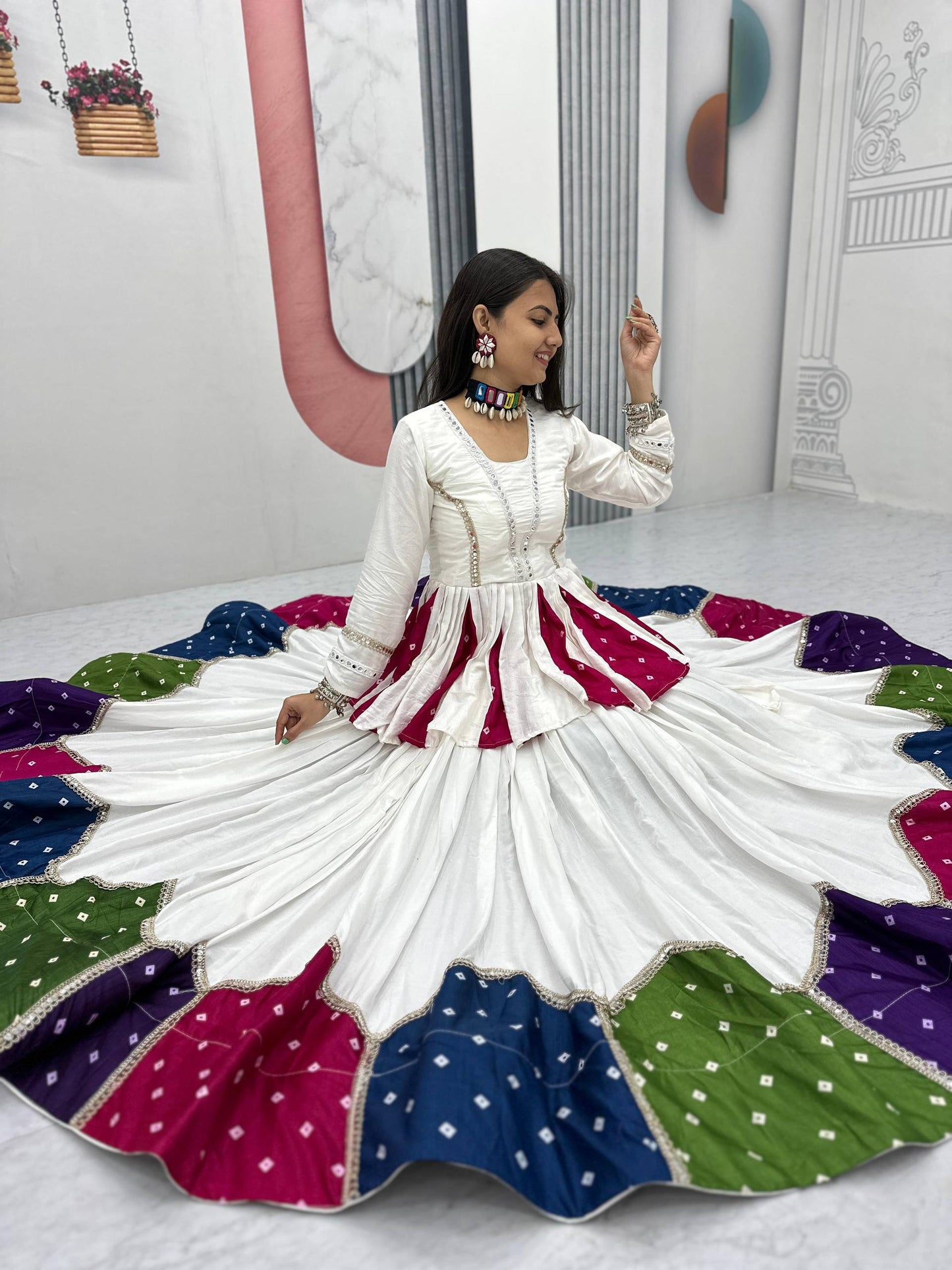 Siddhi Navratri Special Kediyu Lehenga