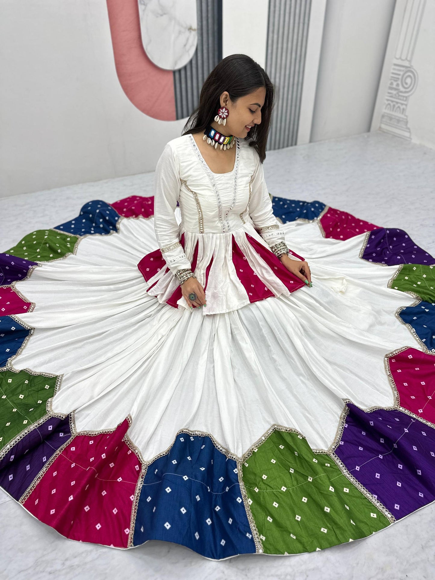 Siddhi Navratri Special Kediyu Lehenga