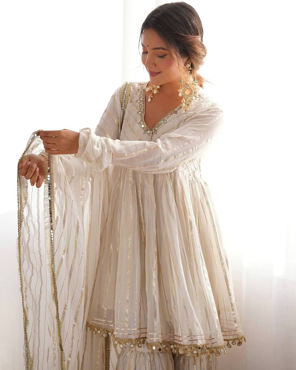 Zoya Mal Chanderi Pretty Sharara Plazzo