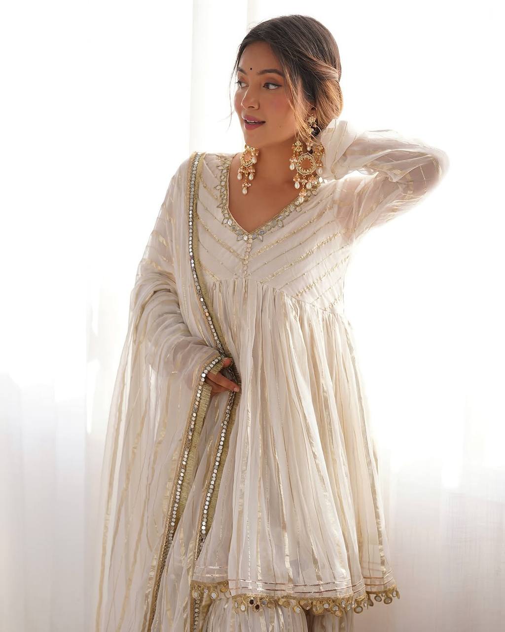Zoya Mal Chanderi Pretty Sharara Plazzo