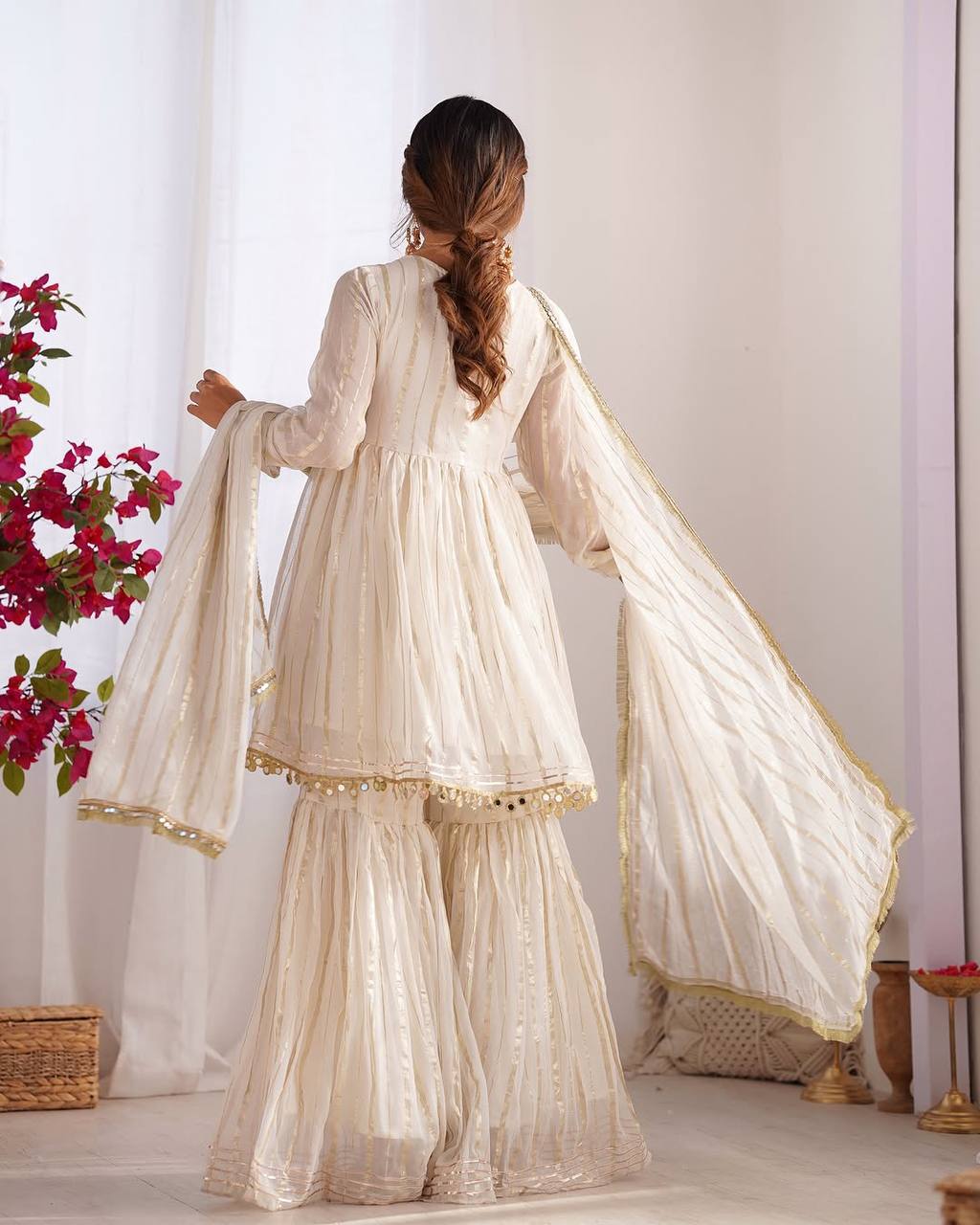 Zoya Mal Chanderi Pretty Sharara Plazzo