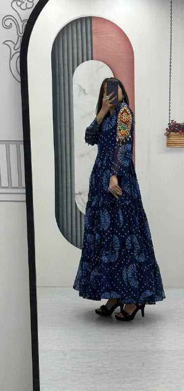 Julie Fox Georgette Gown