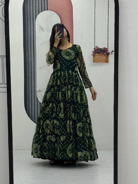 Julie Fox Georgette Gown