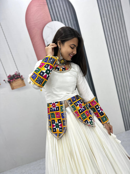 Laxmi Heavy Gamathi work Lehenga Choli