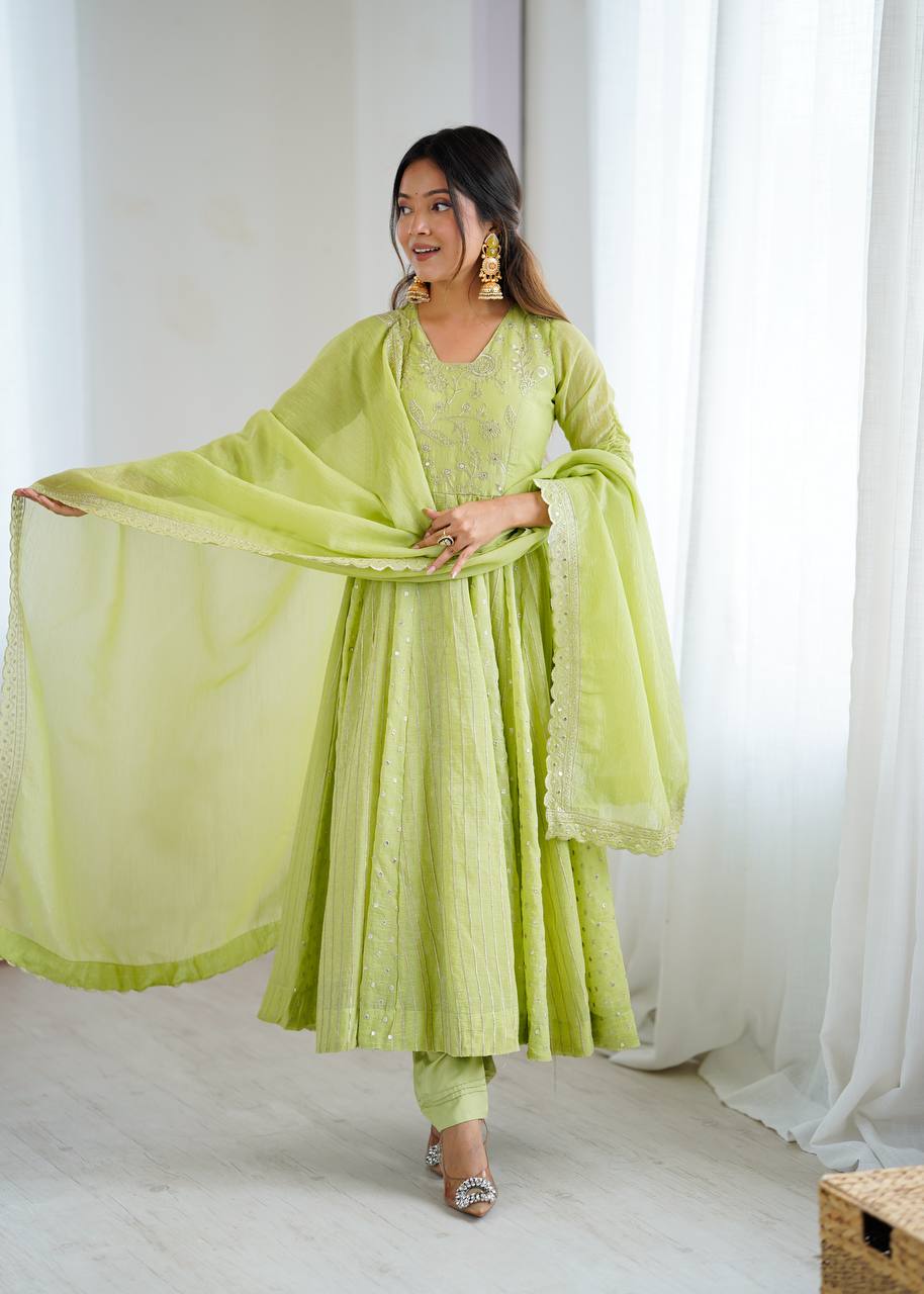 Lisha Dreams Anarkali Gown