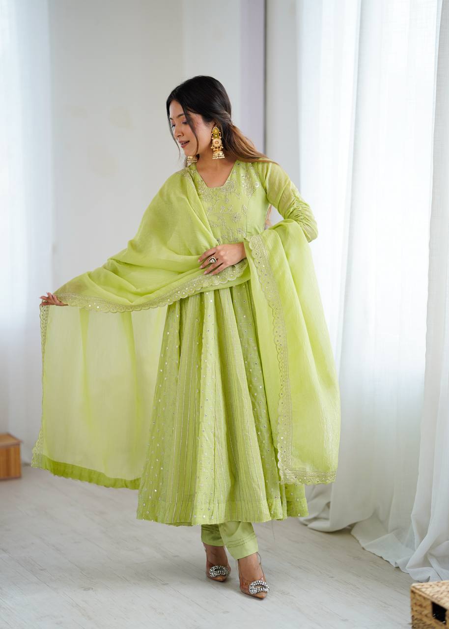 Lisha Dreams Anarkali Gown