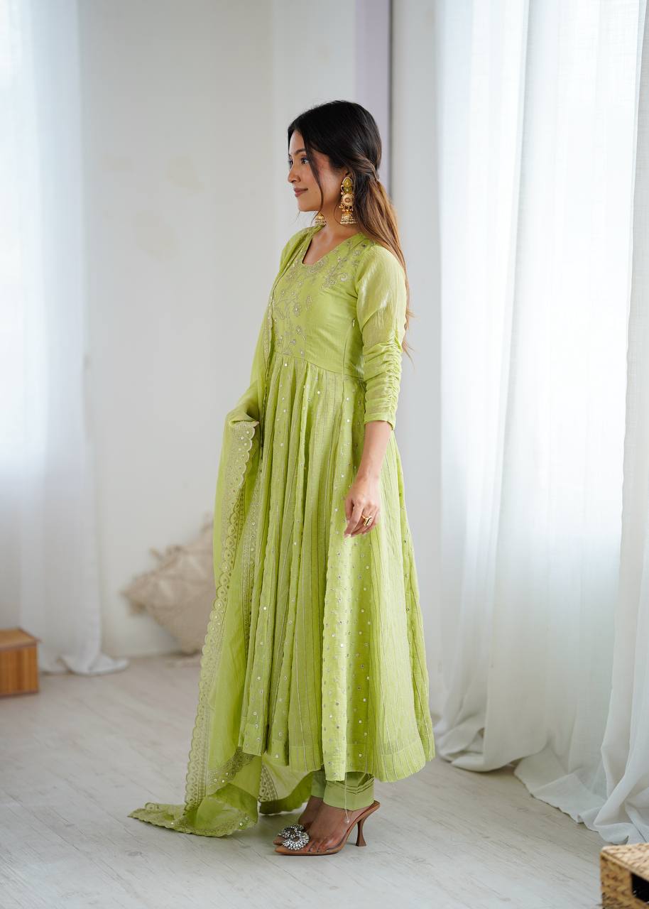 Lisha Dreams Anarkali Gown