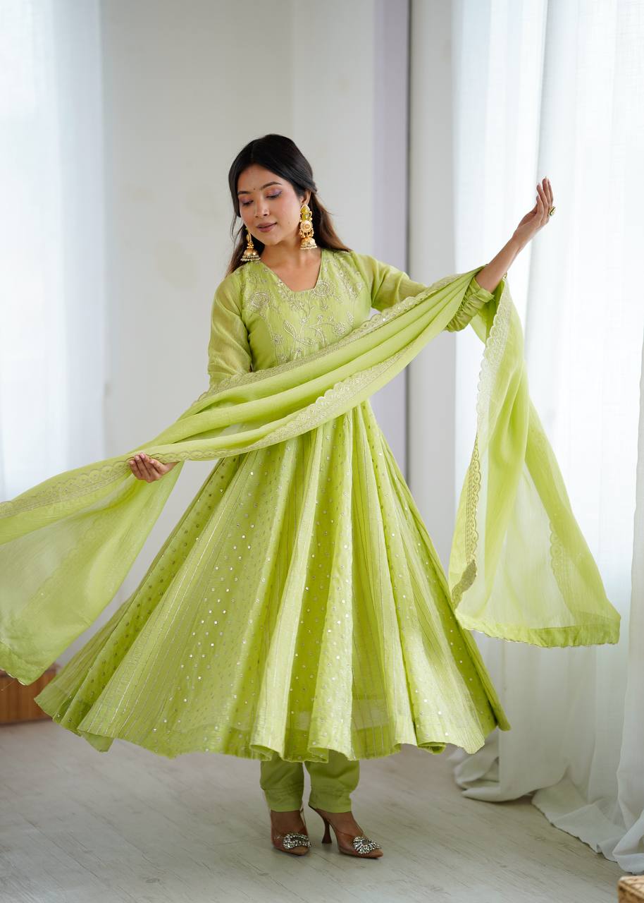 Lisha Dreams Anarkali Gown