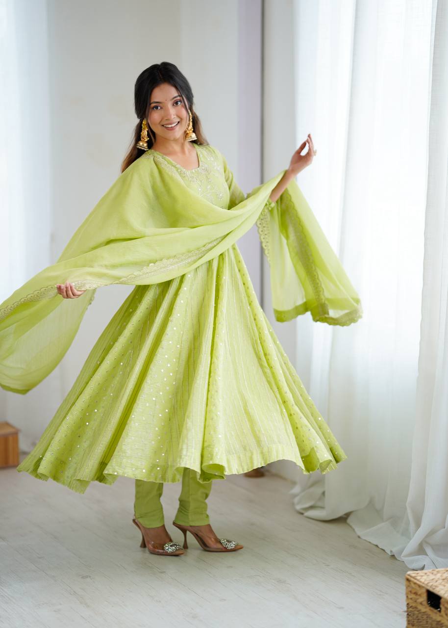 Lisha Dreams Anarkali Gown