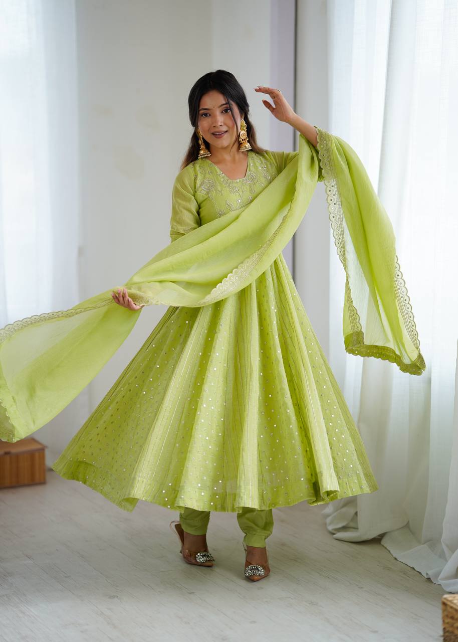 Lisha Dreams Anarkali Gown