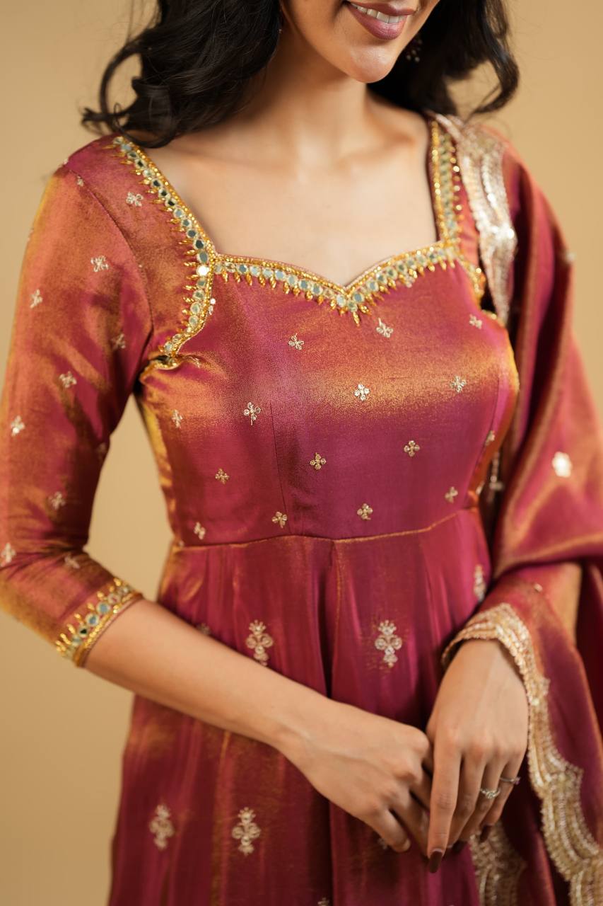 Riya The Royal Gulab Anarkali