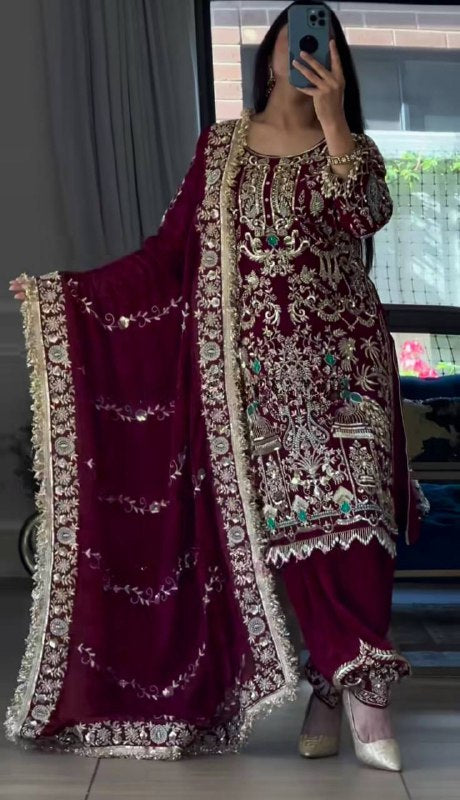 Nargis Fiza Natural Crep Dhoti Styles Suit