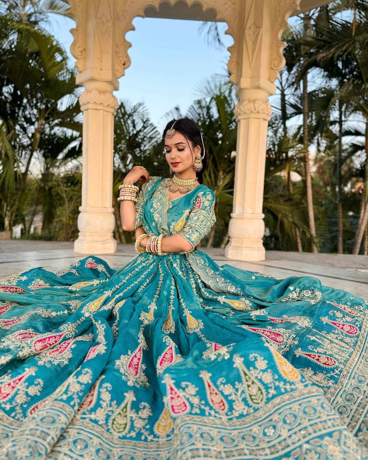 Maharani Cosmos Simmer Heritage Lahenga