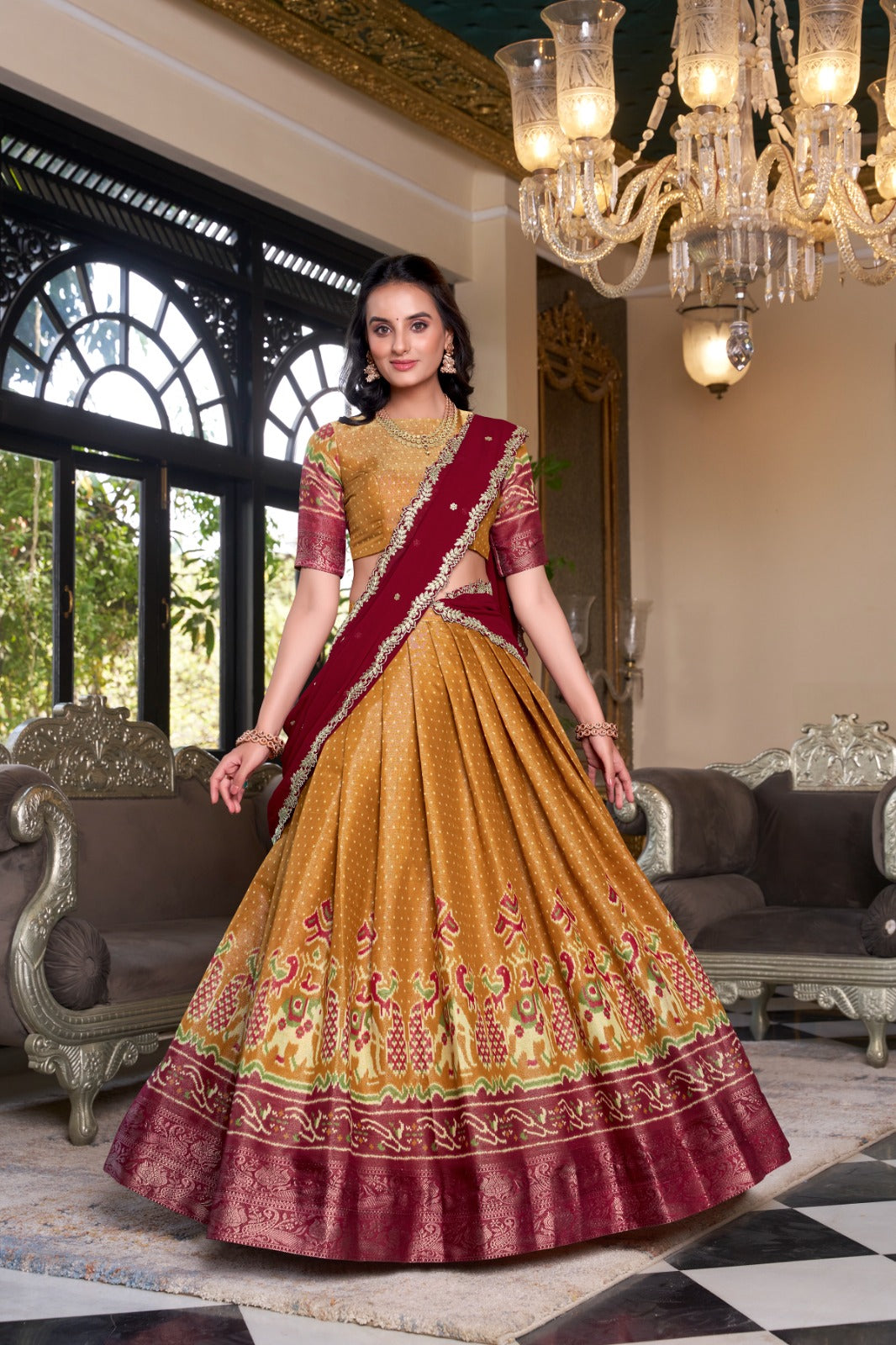 Inaya Kanchipuram Lehenga choli