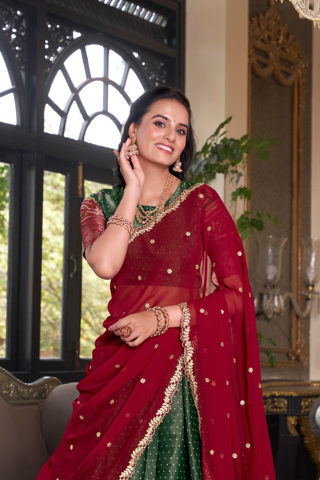 Inaya Kanchipuram Lehenga choli