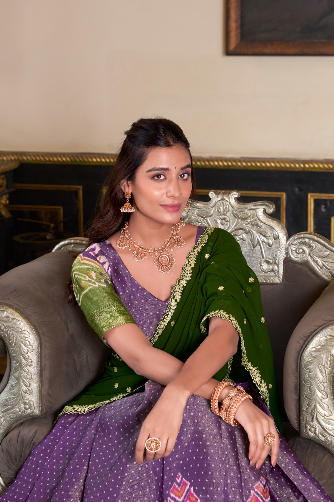 Inaya Kanchipuram Lehenga choli