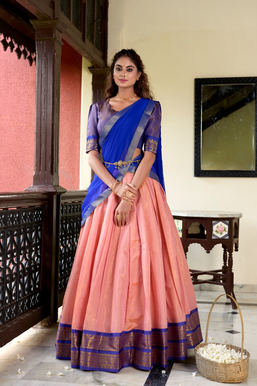 Grisha Kanchipuram lehenga choli