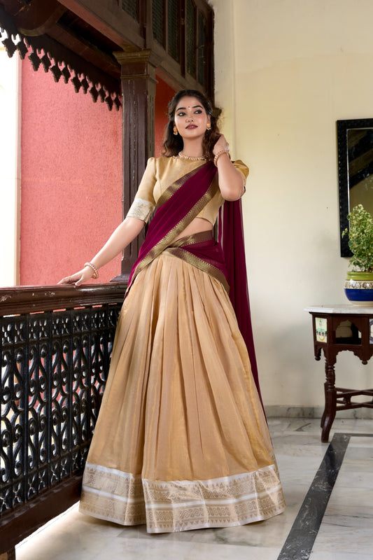 Grisha Kanchipuram lehenga choli